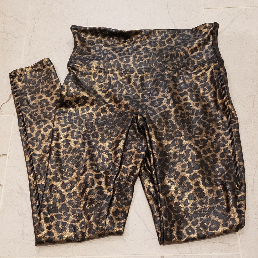 Spanx Leopard Leggings